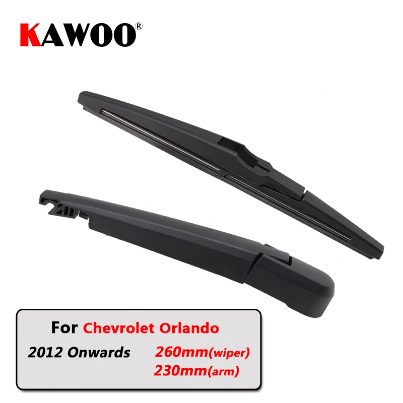 

KAWOO Car Rear Wiper Blade Blades Back Window Wipers Arm For Chevrolet Orlando (2012-) 260mm Auto Windscreen Blade Styling