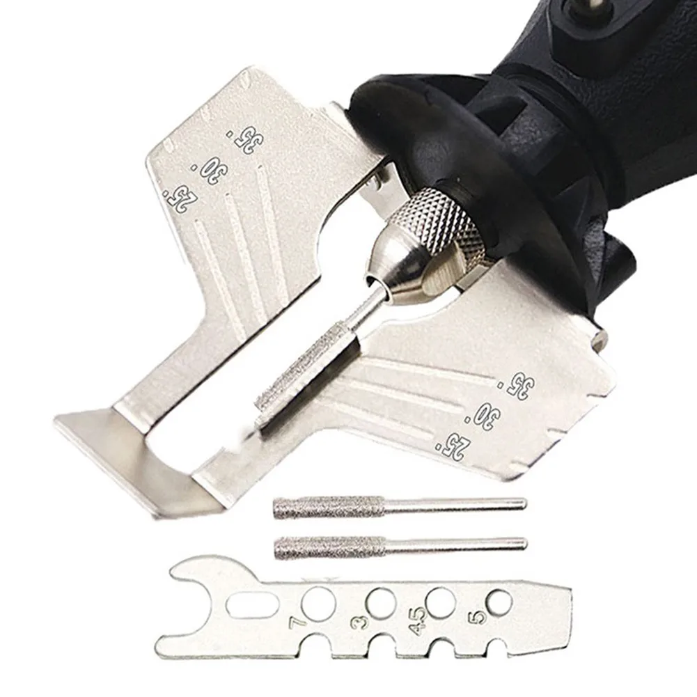 

Chainsaw Sharpening Kit Rotary Sharpener Chain Machine Kit Saw Blade Sharpener Guide Drill Adapter Head Wholesale