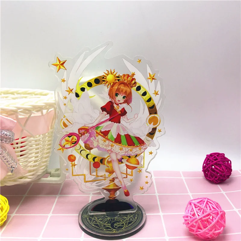 Аниме карта Captor брелок Kinomoto Sakura Li Syaoran милый забавный мультфильм акриловый брелок модная новинка персонализированные ювелирные изделия