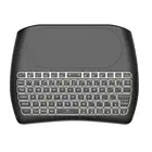 Подсветка D8 Pro Энгельс Russisch Spaans 2,4 ГГц Беспроводной мини клавиатура Air Мышь Сенсорная панель 7 цвет подсветкой для Android tv Box