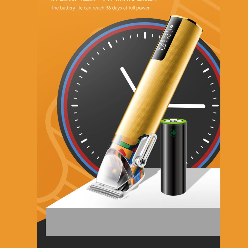 

Триммер для волос с цифровым дисплеем, 5 Вт