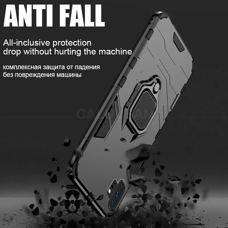 Роскошный чехол броня противоударное кольцо TPU для телефона Samsung Galaxy S8 S9 S10 плюс S10e