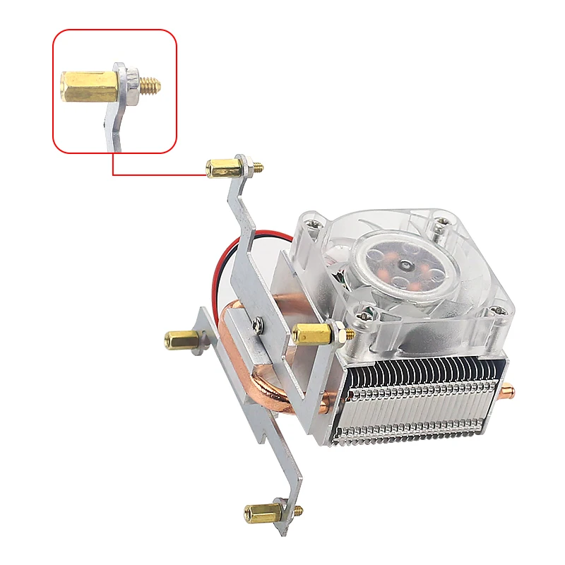 Raspberry Pi 4 Ice Tower охлаждающий вентилятор Супер рассеивание тепла 7 цветов светильник+ акриловый чехол для Raspberry Pi 4B