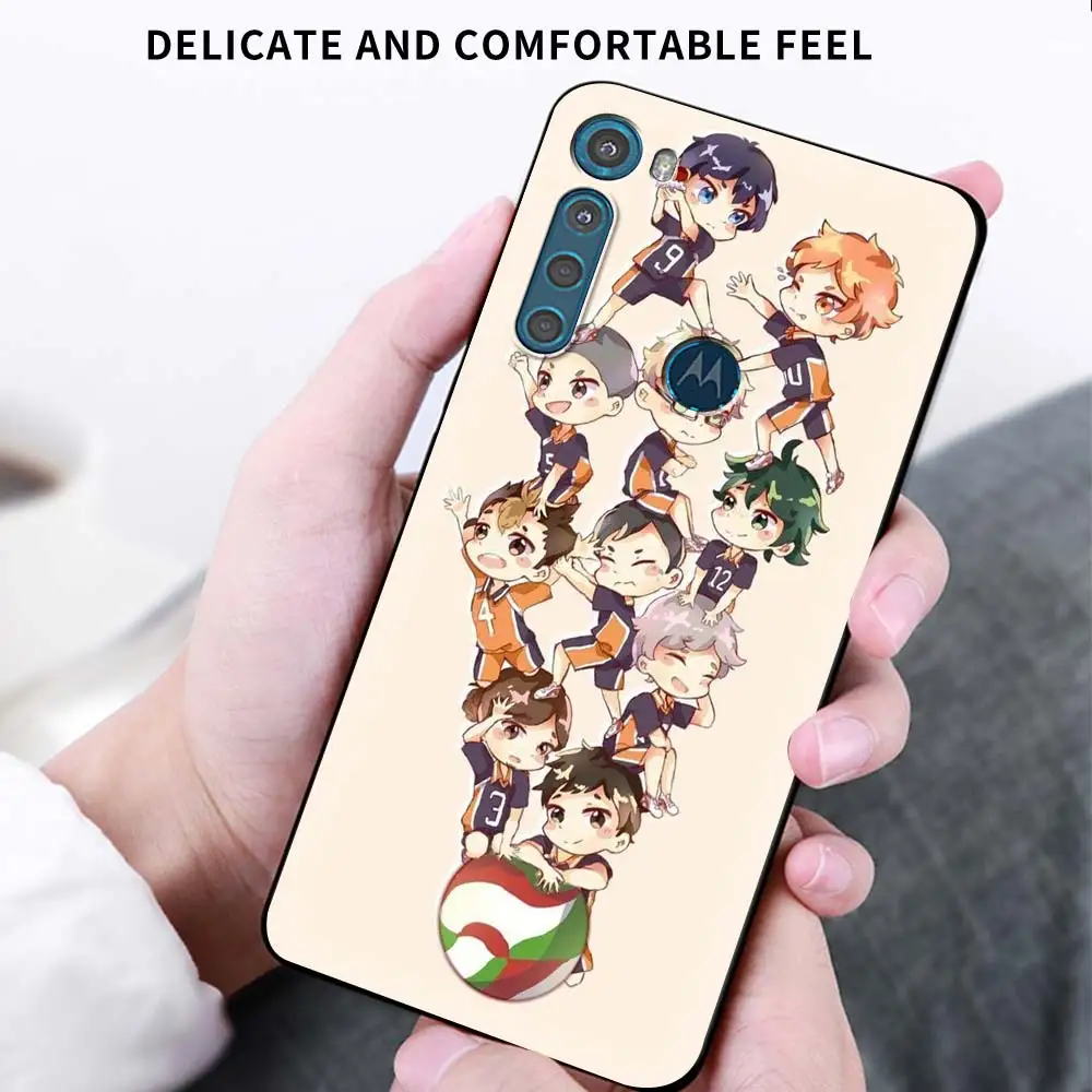

Case for Motorola Moto G9 Play One Fusion Plus G8 Power Lite Soft Cover Hype G Stylus E6s E7 Phone Funda Haikyuu Hinata Coque