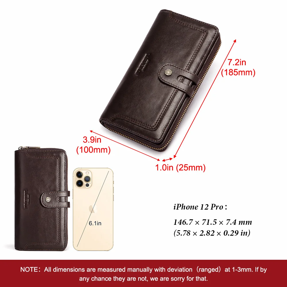Fashion Women and Men Wallets Long Style High Quality Card Holder Male Purse Zipper Large Capacity Brand Genuine Leather Wallet | Багаж и