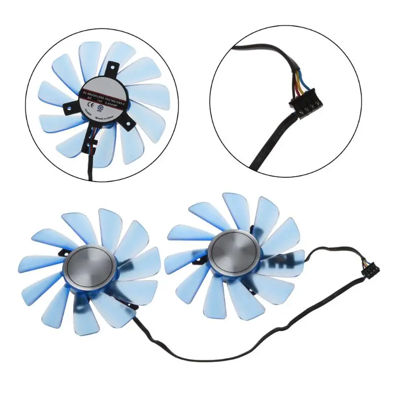 

FDC10U12S9-C 85mm 12V 0.45A 4Wire 4Pin VGA Fan Replace Graphics Card Cooling Fan for HIS RX 470 RX474 RX570