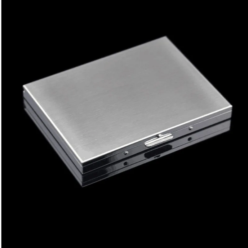 Чехол для сигарет из нержавеющей стали чехол s держатель табака карманный ящик