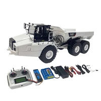 114 745d white hydraulic articulated truck model 66 rc car liquid metal pressure model toy gift