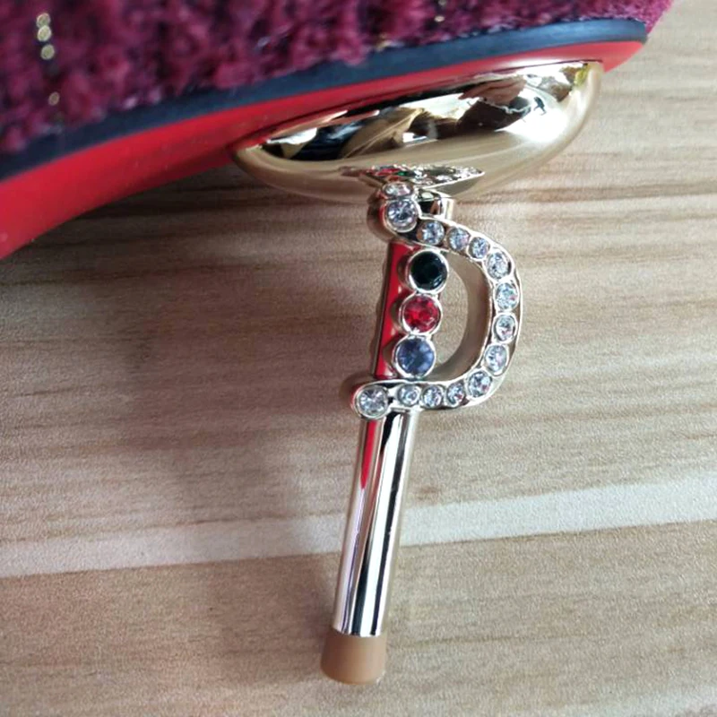 Туфли-лодочки Женская свадебная обувь Пикантная на высоком каблуке 8 см со