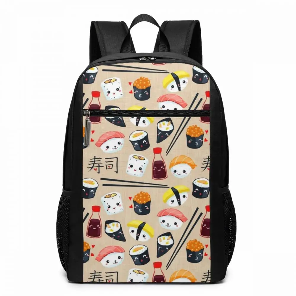 

Sushi Backpack Sushi Backpacks Print Teen Bag High quality Sports Trending Multi Function Men - Women Bags