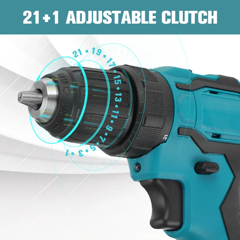 Беспроводная бесщеточная электрическая дрель 90N.m перезаряжаемый