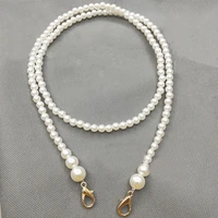 100110120cm pearl strap for bags accessories for handbags diy purse replacement long beaded chain pearl shoulder strap for bag