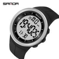 sanda watches for men waterproof military sport watches led electronic clock mens wristwatch men digital watch relogio masculino