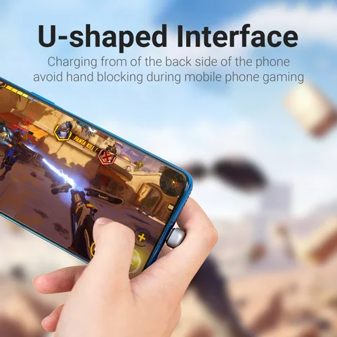 Vention 66W USB Type C кабель для Huawei P40 P30 5A 180 ° угол быстрой зарядки провод для Nintendo переключатель Xiaomi U образный USB C кабель