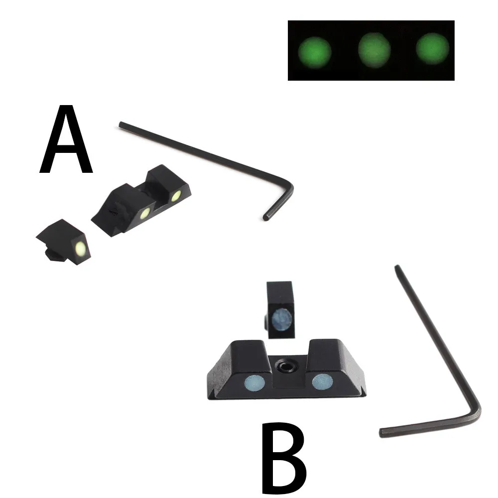 

AZMA Outdoor Equipment Night Sight Noctilucent Fluorescence Sight For Glock Accessories