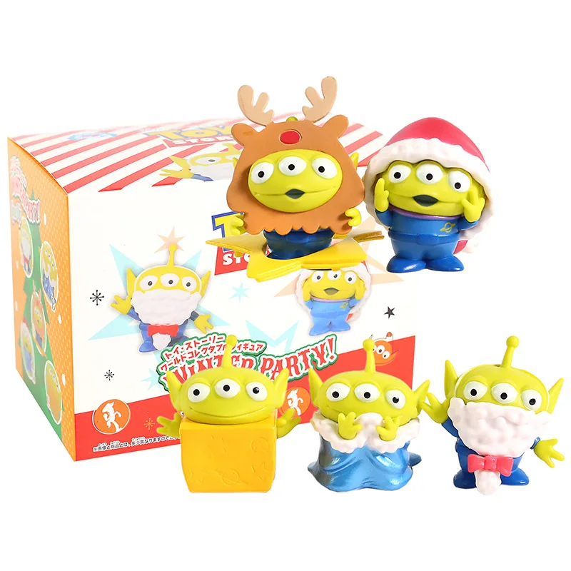 

Alien Winter Party Ver. Mini PVC Figures Toys Christmas Gifts for Kids 5pcs/set