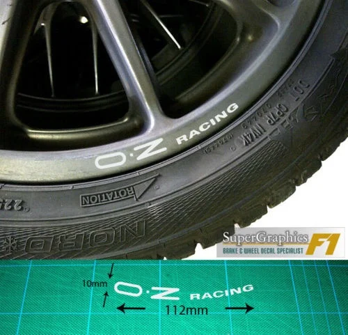 Для x8 колеса наклейка на обод Стикеры для OZ Racing изогнутые снизу вверх обода X1 |