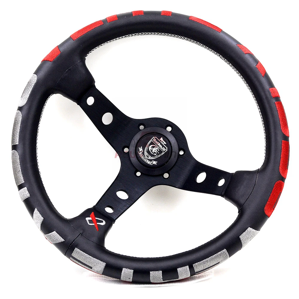 330 мм 13 дюймов красная/зеленая новая вышитая глубокая тарелка для автомобильных