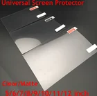 3 шт. универсальные защитные HD-пленки 56789101112 дюймов для мобильного смартфона планшетаавтомобиля GPS LCDMP3 4