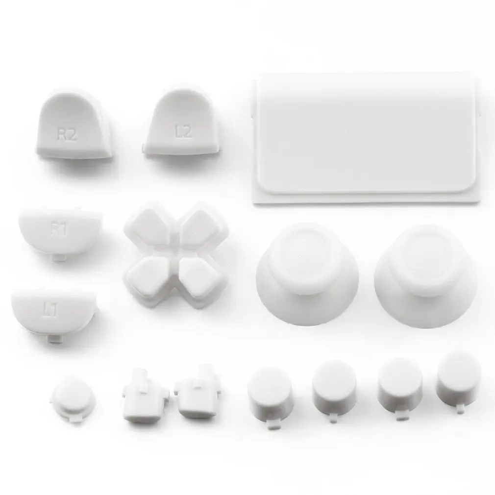 

Replacement Buttons Custom Mold Kit For PS4 For Playstation 4 Controller Solid Color Plastic Gamepads Spare Parts