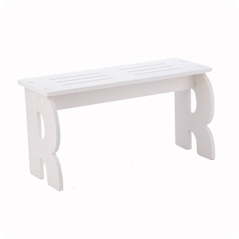 Белая деревянная полка для хранения мусора ванной органайзер настольного