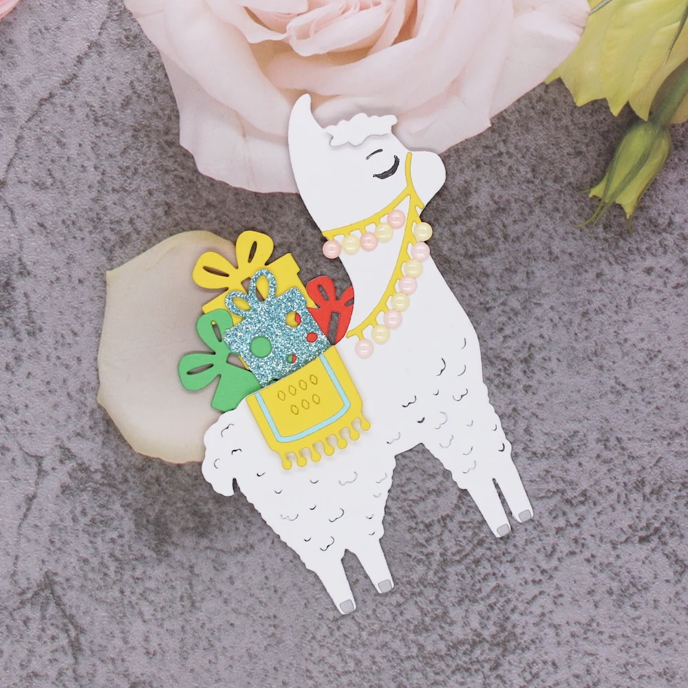 ZLDECOR милые металлические трафареты для резки ламы сделай сам Скрапбукинг