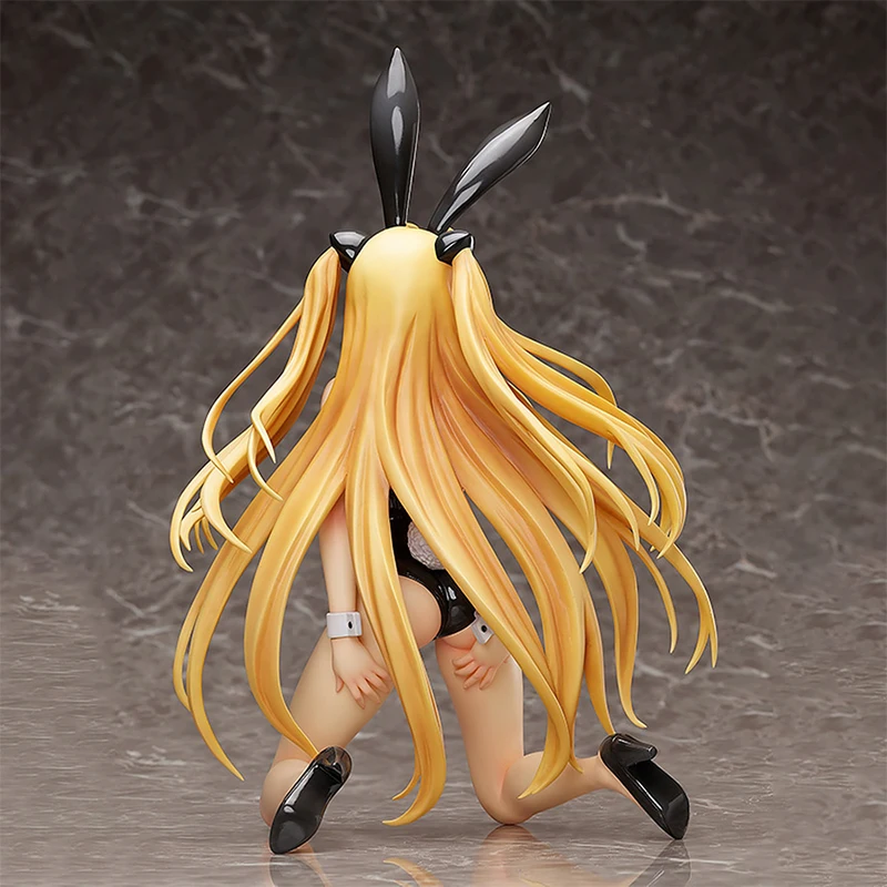 

Figure Freeing To Love-Ru Bunny Girl Anime Figure Sexy Girl Action Figure Toys 34cm Golden Darkness Bare Leg Bunny Ver. PVC