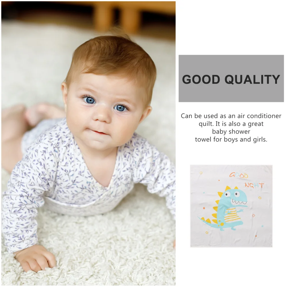 

1pc Bamboo Fiber Cool Quilt Baby Bath Towel Dual-layer Cool Quilt