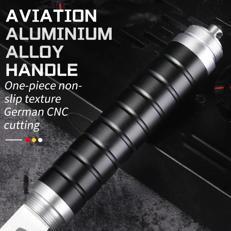 

Black vehicle defense weapon outdoor defense knife hunting knife survival knife fixed blade stick medium knife tactical knife