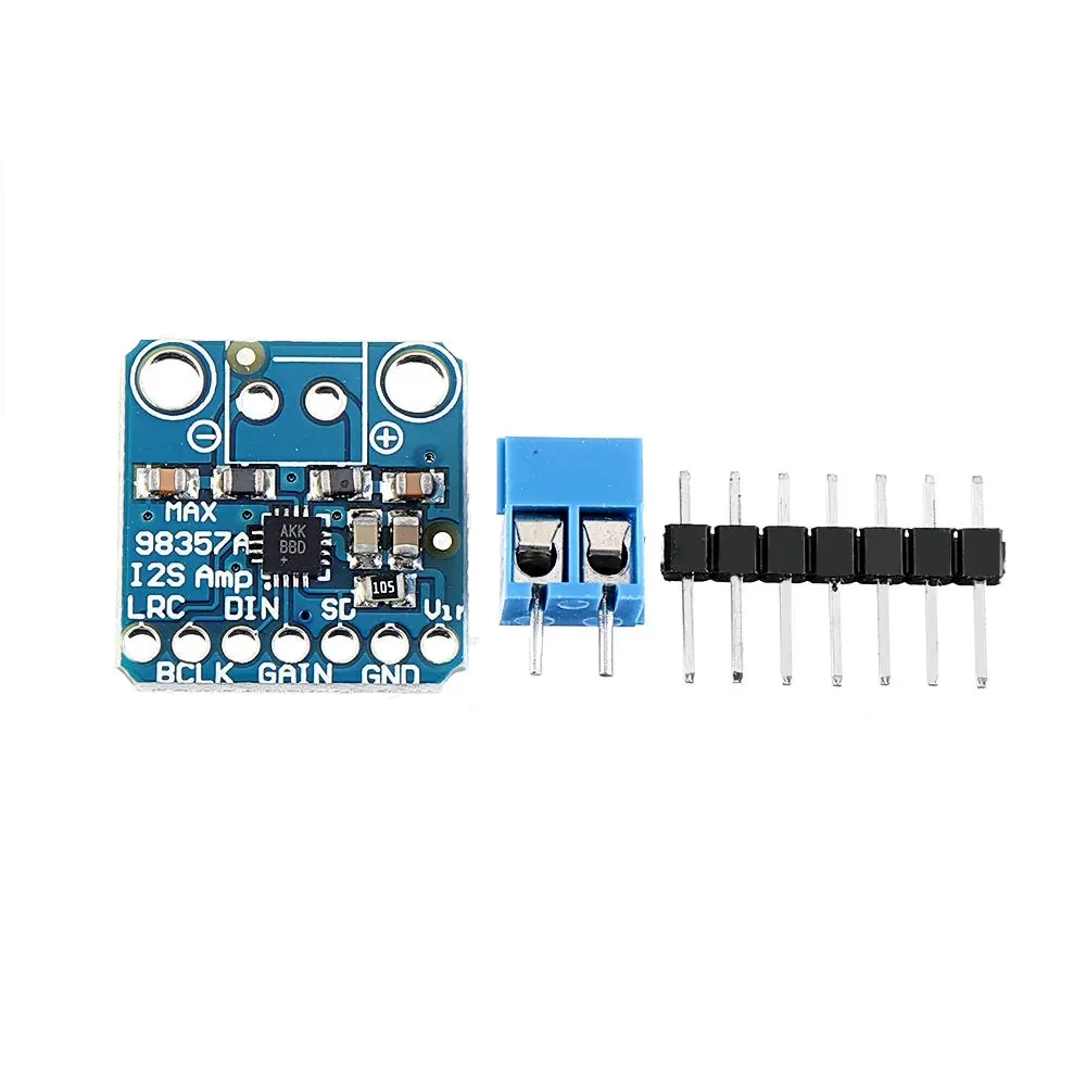 

MAX98357 I2S 3W Class D Amplifier Interface Audio Decoder Module Filterless Board For Raspberry Pi ESP32
