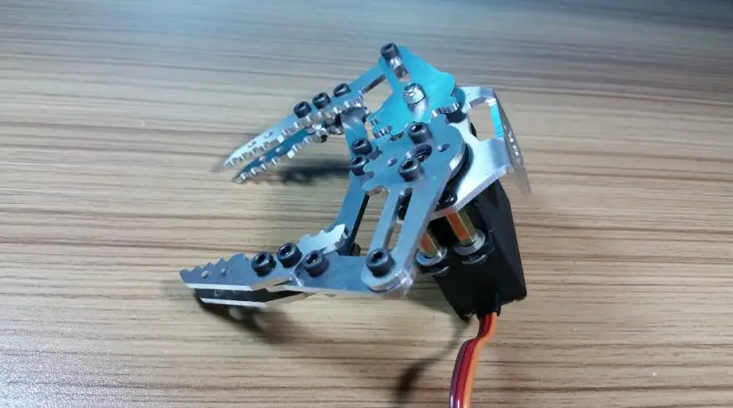 Metal Robot Claw Robotic Gripper Mechanical Arm Clamp Gripper with 180 Degree Servos for Arduino DIY Project STEM Toy Parts от AliExpress WW