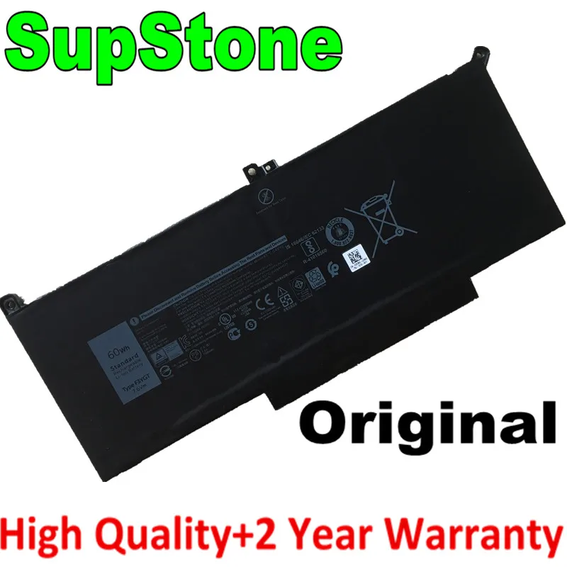 Оригинальный аккумулятор SupStone F3YGT 2X39G для ноутбука Dell Latitude 12 7000 E7280 E7290 E7380 E7390 E7480