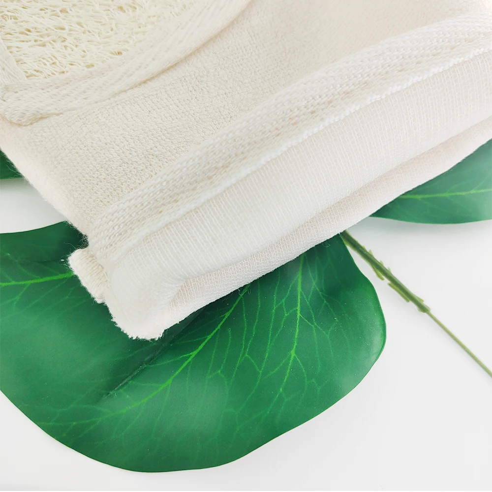 Скраб для мытья перчатки душа полоска тела щетка из натурального бамбукового