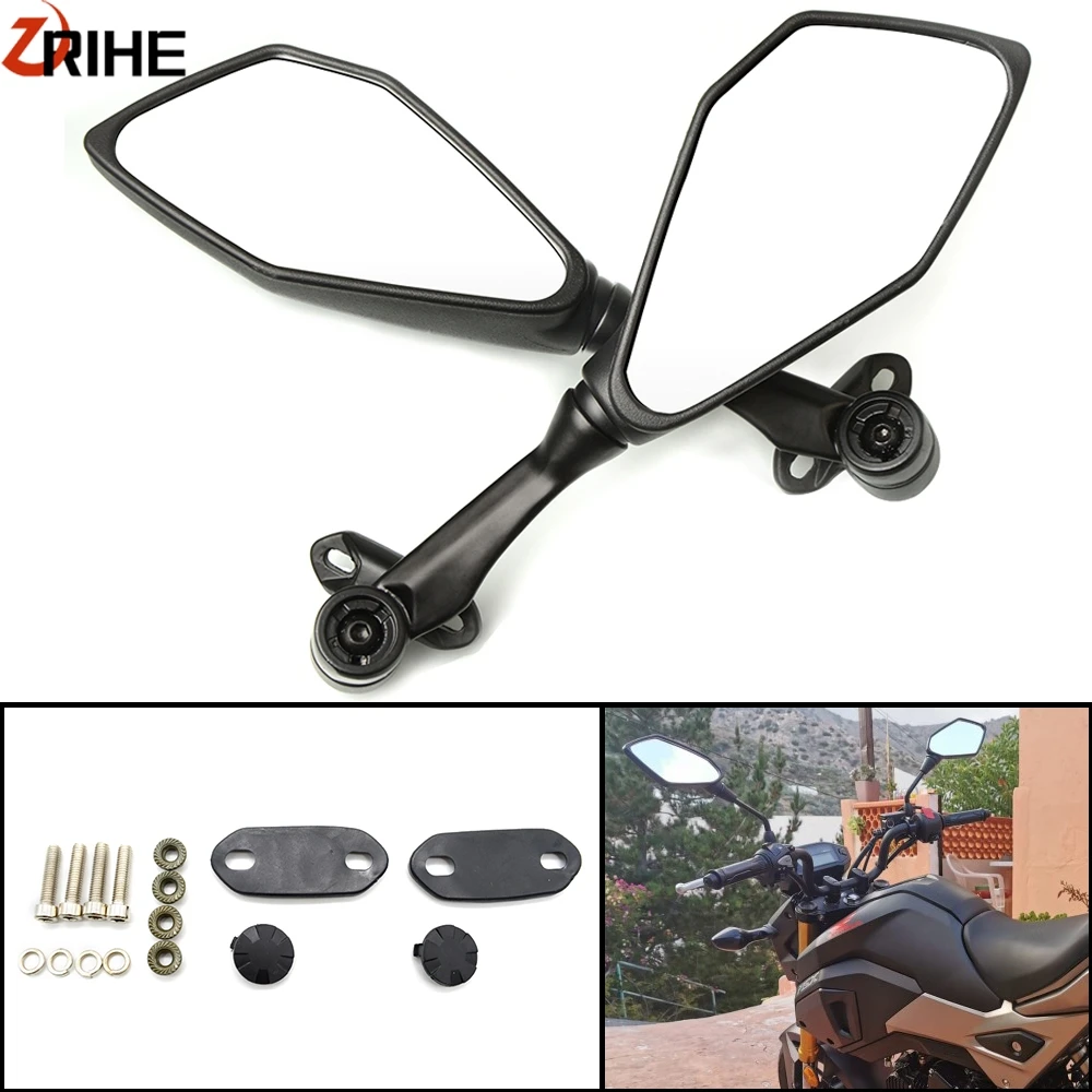 Боковое зеркало для мотоцикла зеркала скутера Yamaha R1 3 6 R ybr MT07 MT09 TMAX 530 500 XMAX 2015 2016 2017