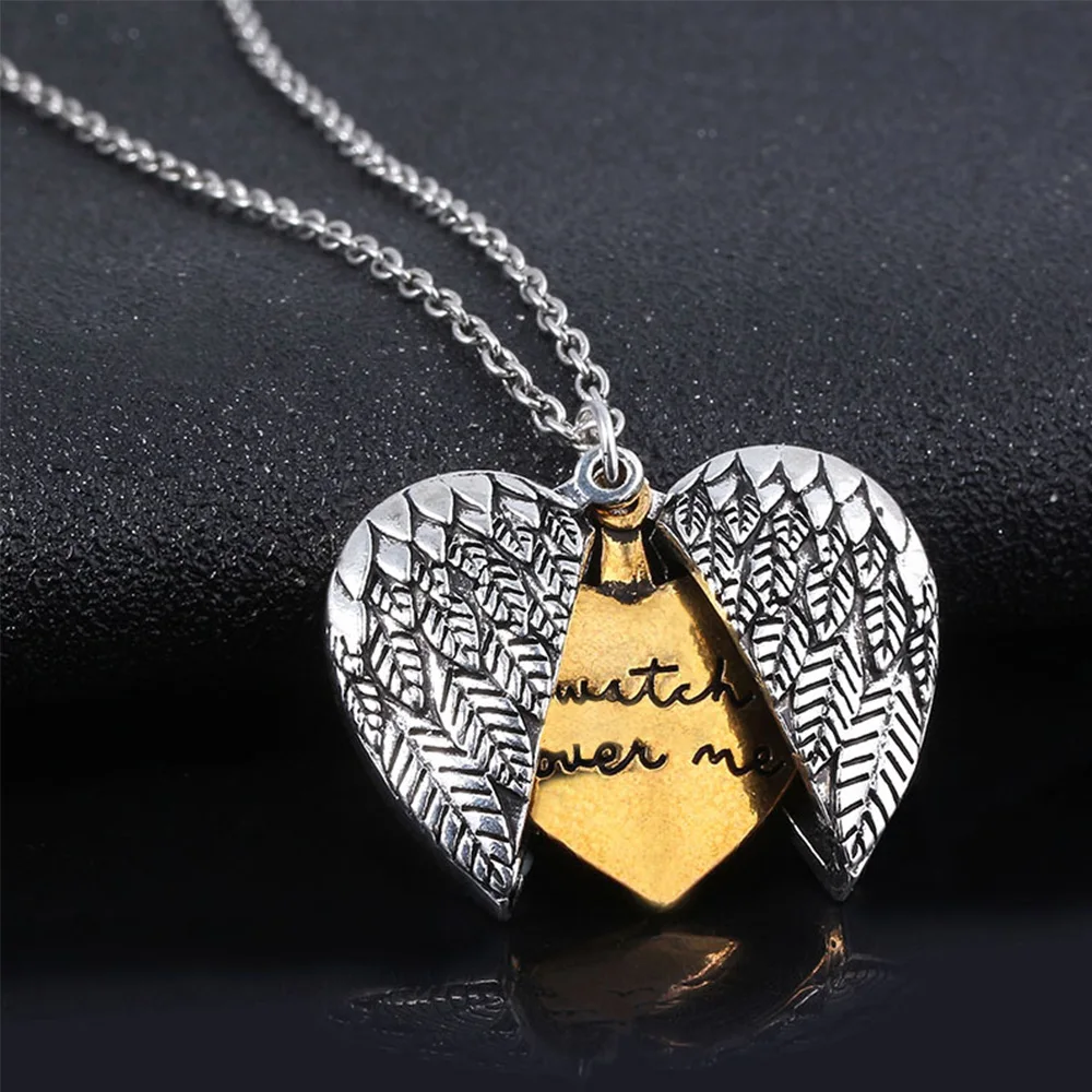 Винтажное Двухслойное ожерелье с подвеской в форме сердца Женская цепочка