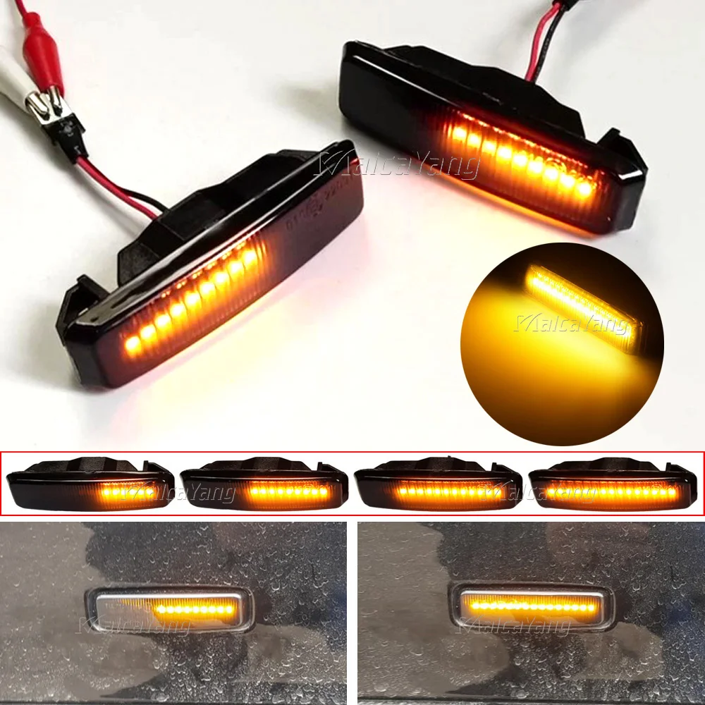 

Side Marker Turn Signal Light For BMW 5 Series E39 M5 LED Dynamic Repeater Sequential Lamp Flasher Blinker 1995-2003