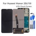 ЖК-дисплей 6,2 дюйма для Huawei Honor 20i 10i, сенсорный экран, дигитайзер, в сборе, запасные части для телефона, искусственная фантазия