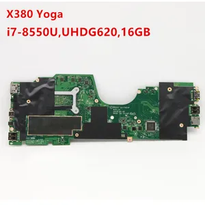 original laptop lenovo thinkpad x380 yoga motherboard mainboard i7 8550u uma 16gb 02da012 5b20x01174 free global shipping