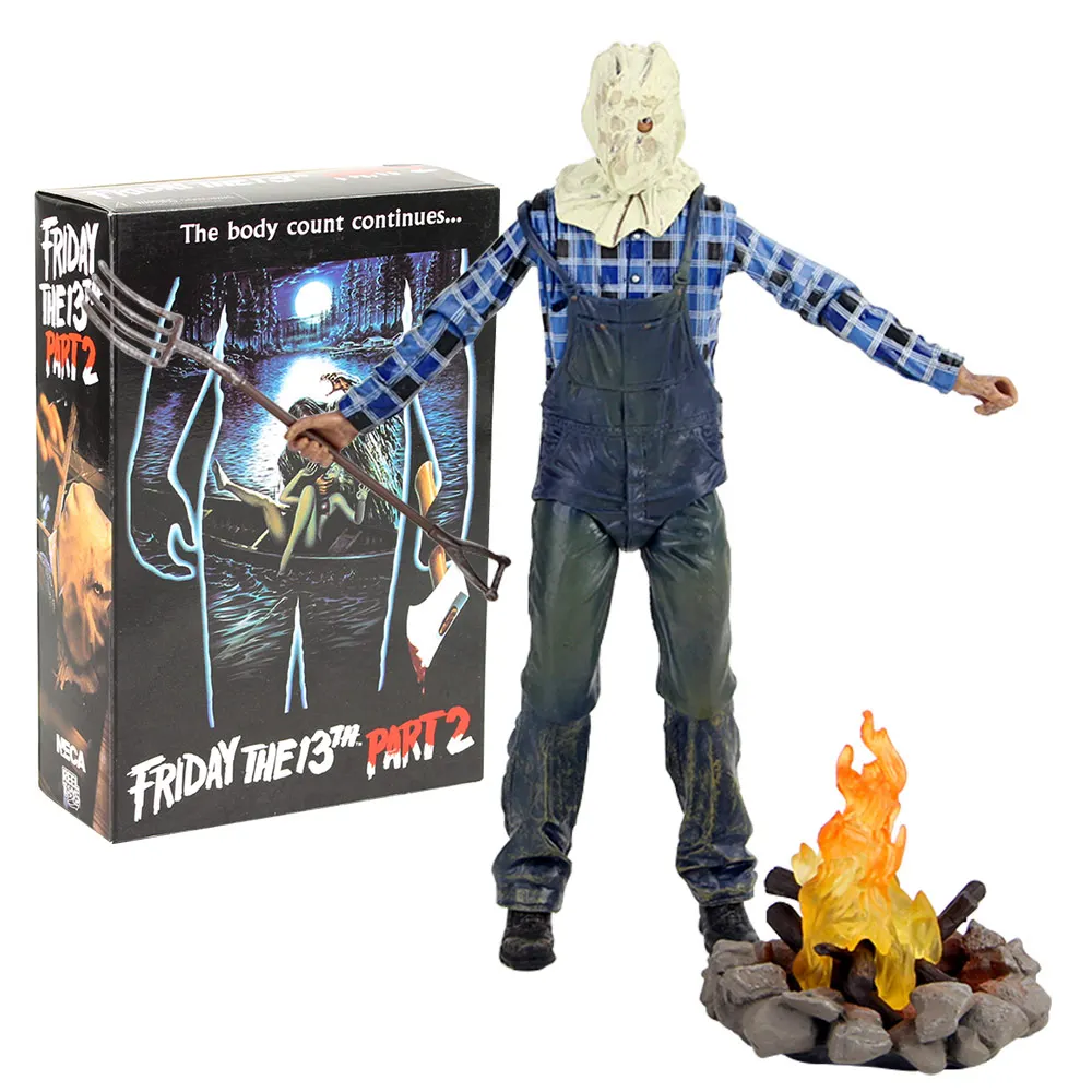 Новое поступление 19 см NECA часть 2 Джейсон вурхес ПВХ экшн-фигурка Коллекционная