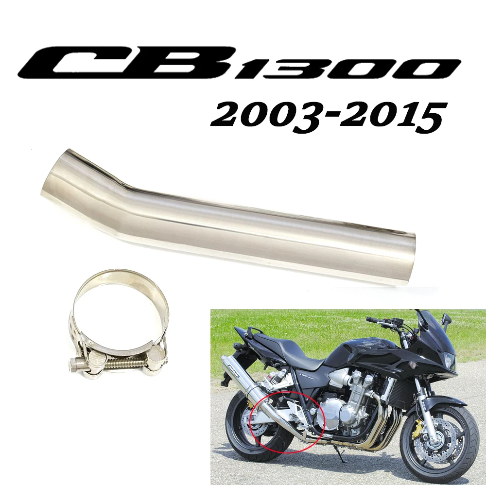 

Выхлопная труба без шнура для Honda CB1300 CB 1300 средняя контактная труба от 2003 до 2015 выхлопной глушитель для мотоцикла