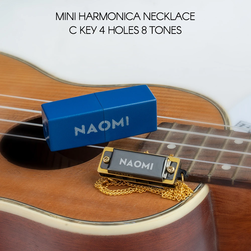 

NAOMI гармоника ожерелье мини музыкальный Гармоника C Ключ с 4 отверстиями 8 тонн музыкальный инструмент для детей начинающих 5 шт.