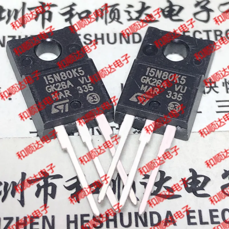 

10 ./ 15N80K5 STF15N80K5 TO-220F 800V 14A