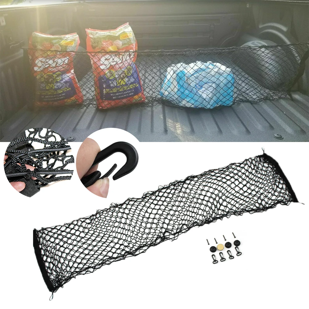 

New Universal Mesh Cargo Net Velcro Car Storage Net Wall Sticker Mesh Net for Car Trunk Storage Add On Organizers for Car Truck