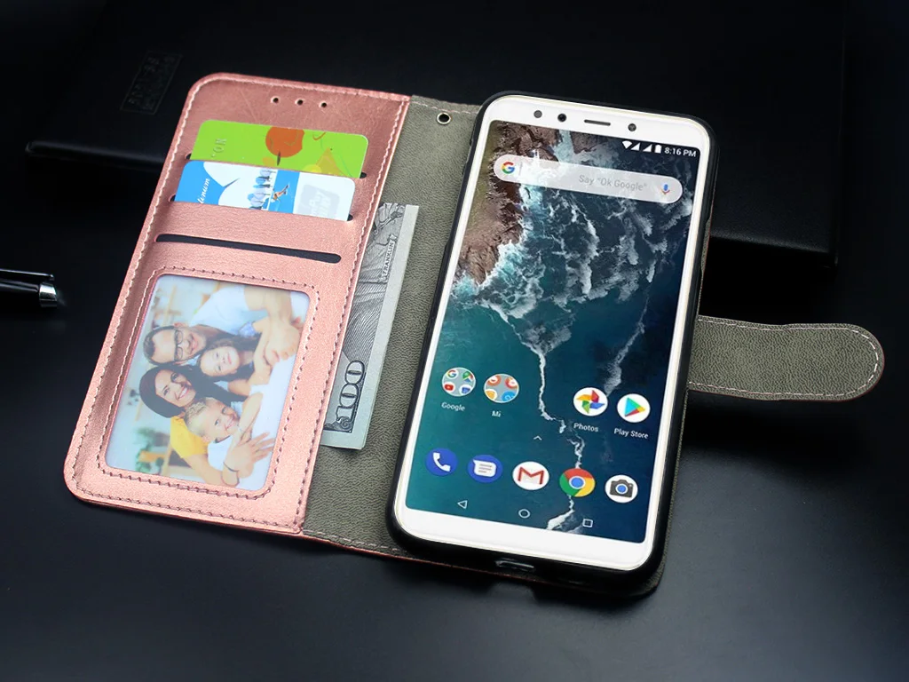 Роскошный Винтажный чехол для Xiaomi Mi a1 A2 A3 Lite чехол Флип кожаный чехол для Xiaomi Mi A2 Lite кошелек Телефон Силиконовый Футляр для карт