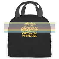 ayrton senna born in brasil grau new mens mens women men portable insulated lunch bag adult