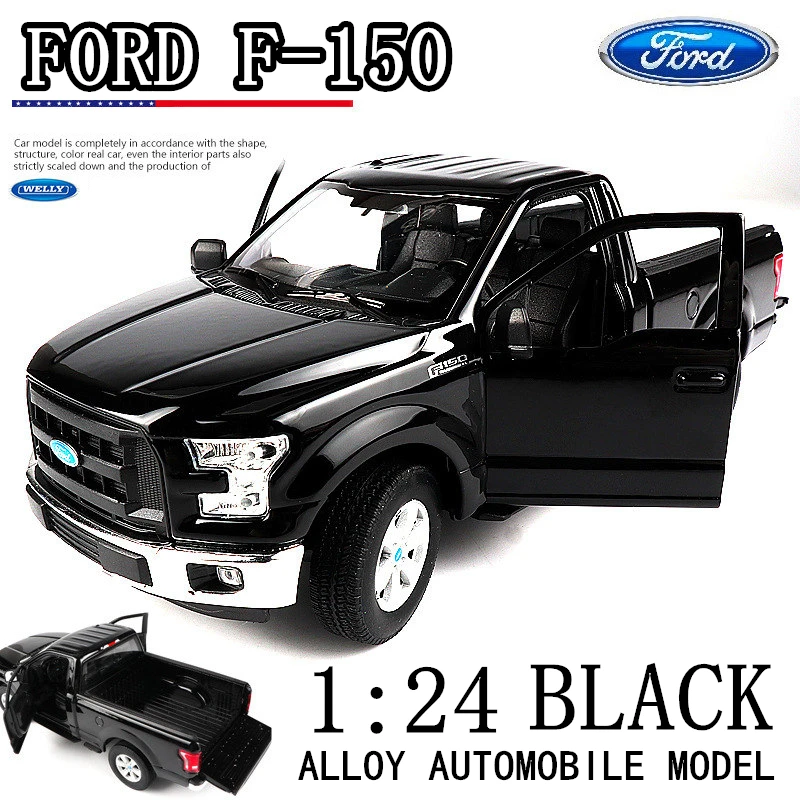 F-50 WELLY 1:24 F-150 пикап автомобиль сплав модель автомобиля моделирование автомобиля украшение коллекция подарок игрушка Литье под давлением модель - Цвет: F-50