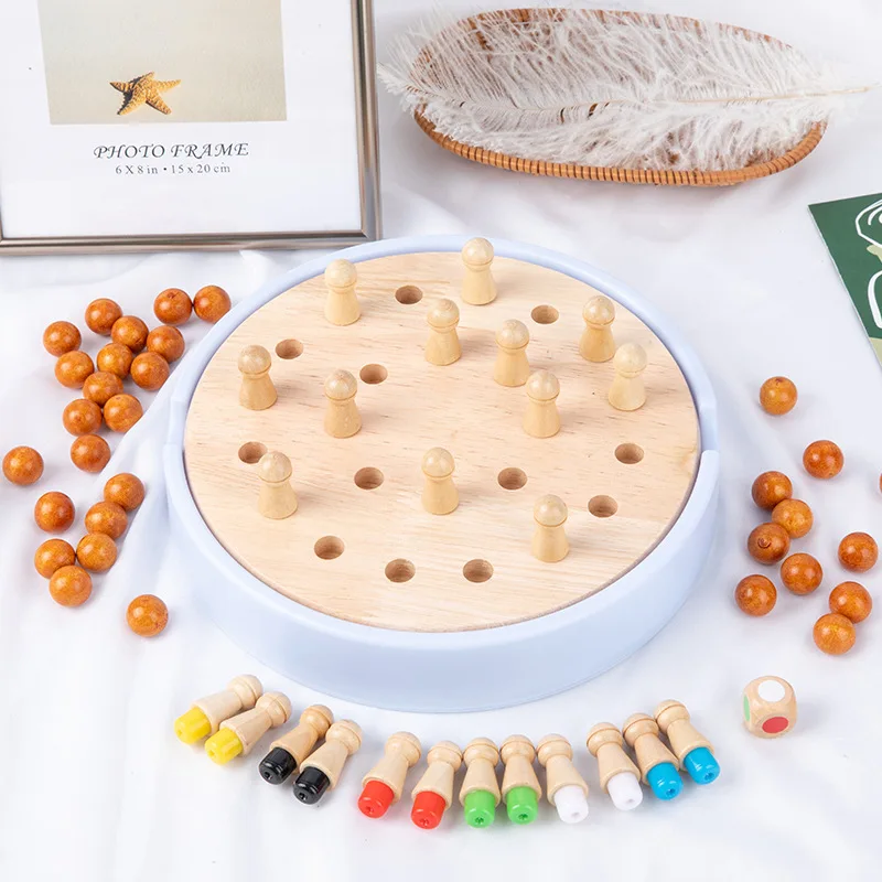 

Educational Board Game, Multi-function Board, Wooden Two-in-one Children's Desktop Toy