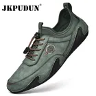 Кожаные мужские повседневные туфли, роскошные брендовые кроссовки, мягкие дышащие мужские мокасины, винтажные мужские туфли-лодочки