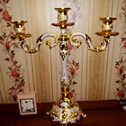 Европейские металлические подсвечники, подсвечники, свадебный реквизит, романтический подсвечник, подсвечник, 35 штук