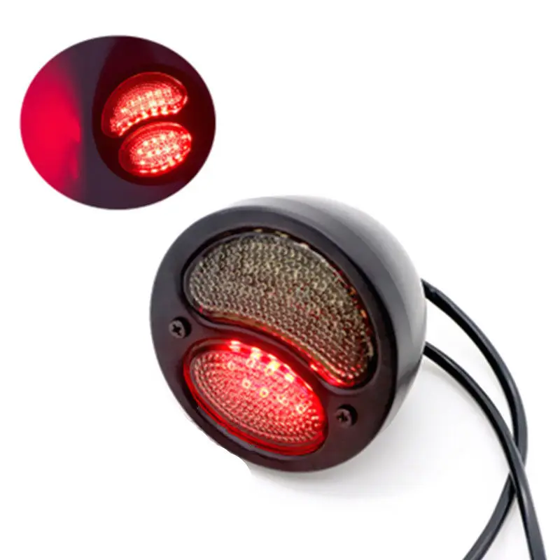 Универсальный мотоциклетный винтажный светодиодный стоп 12 В для Harley Honda Yamaha Suzuki